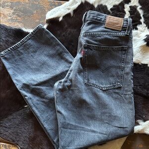 Levi's Women's Flare Jeans in Dark Blue